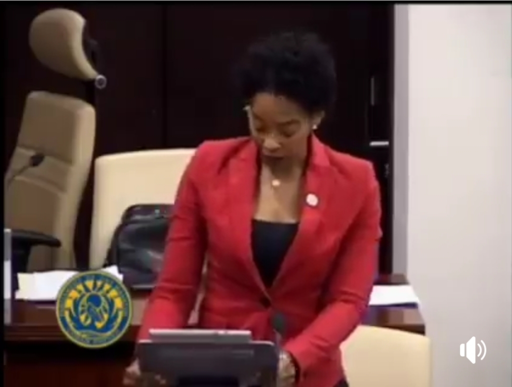 New GEBE Video Today 4 St Maarten Parliamentarian Angelique Roumou

