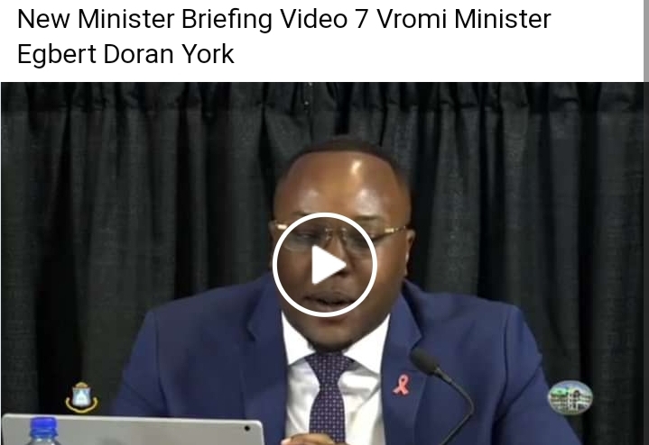 New Minister Briefing Video 7 Vromi Minister Egbert Doran York